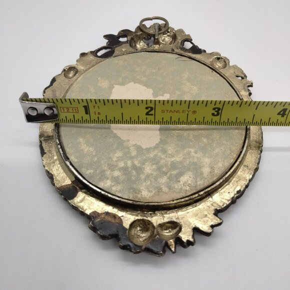 Antique Vintage Asian Oval Framed Enamel Artwork With Girl In Hat Design 4.5" Ta - Picture 4 of 7